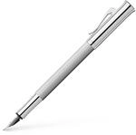 Graf von Faber-Castell - F&uuml;llfederhalter Guilloche Rhodiniert EF