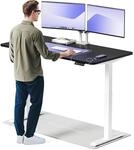 Desktronic Homeone H&ouml;henverstellbarer Schreibtisch 160 &times; 80 cm &ndash; Elektrischer