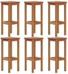 vidaXL 6X Barhocker K&uuml;chenhocker Barstuhl Tresenhocker Thekenhocker Tresenstuhl