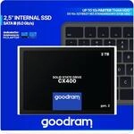 goodram SSD 2TB CX400 Gen.2 2048GB Solid State Drive SSD mit SATA III Interface...