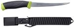 Morakniv Companion Fischfiletiermesser aus Edelstahl mit Scheide, schwarz/gelb,...
