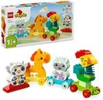 LEGO DUPLO Tierzug - Lernspielzeug f&uuml;r Kleinkinder &ndash; inkl. Hahn, Pferd, Lamm & Kuh