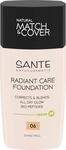 SANTE Naturkosmetik Radiant Care Foundation 06 Warm Beige, vegane Foundation mit