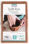 GLOREX 6 8075 137 - Soft Ton terracotta 500 g, nat&uuml;rlicher, lufth&auml;rtender Ton ohne