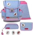 Belmil Classy Plus Schulranzen Set 5-teilig mit Brustgurt (405-78/AG/S) (Lavander)