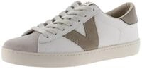 victoria Sneaker Unisex Berlin Leder & Farbige Eins&auml;tzen & Veloursleder-Zehenkappe