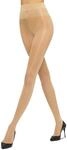 Wolford Damen Transparente Strumpfhose Satin Touch 20, Frauen Strumpfhose 4273