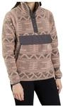 Carhartt womens Relaxed Fit Fleece Pullover Outerwear, Warm Taupe Geo Aztec, XX-Large