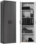 mokebo Mehrzweckschrank Aktenschrank (60x180 cm) 'Der Lange' Made in Germany aus Holz