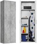 mokebo Besenschrank Mehrzweckschrank (60x180 cm) 'Der Lange' aus Holz auch als
