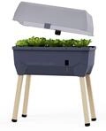 GUSTA GARDEN Sammy Salad Hochbeet Anthrazit - Hochbeet Balkon & Garten - Abnehmbare
