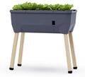 GUSTA GARDEN Sammy Salad Hochbeet Anthrazit - Hochbeet Balkon & Garten - f&uuml;r Salat
