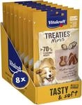 Vitakraft Treaties Minis, Hundeleckerli, weicher Hundesnack gef&uuml;llt mit Leberwurst,