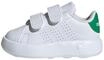 adidas Unisex Baby Advantage Shoes Kids, Cloud White / Cloud White / Green, 25 EU