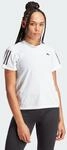 adidas Damen Own The Run Base Tee, White/Black, XL