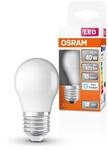 Osram LED Star Classic P40 LED Lampe f&uuml;r E27 Sockel, Tropfenform, matte Optik, 470