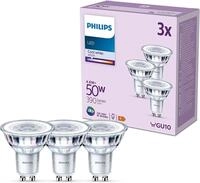 PHILIPS LED Lampe, ersetzt 50W, GU10 Reflektor, neutralwei&szlig;es Licht (4000K), 390