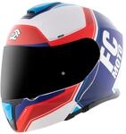 FC-Moto Novo Circuit Klapphelm, blau/rot/wei&szlig;, M (57/58)