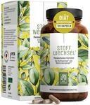 NATURTREU&reg; Stoffwechsel Kapseln Di&auml;t Unterst&uuml;tzung - Hochdosiert mit Gr&uuml;nem...