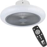 EGLO Deckenventilator mit LED Beleuchtung Kostrena, Ventilator Decke dimmbar mit