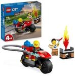 LEGO City Feuerwehrmotorrad, Feuerwehr-Spielzeug f&uuml;r Kinder ab 4 Jahren mit Motorrad