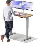 Desktronic HomePro H&ouml;henverstellbarer Schreibtisch 120 &times; 60 cm &ndash; Elektrischer