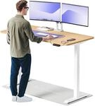 Desktronic Homeone H&ouml;henverstellbarer Schreibtisch 160 &times; 80 cm &ndash; Elektrischer