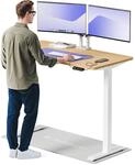Desktronic Homeone H&ouml;henverstellbarer Schreibtisch 140 &times; 70 cm &ndash; Elektrischer
