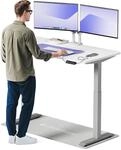 Desktronic Homeone H&ouml;henverstellbarer Schreibtisch 140 &times; 70 cm &ndash; Elektrischer