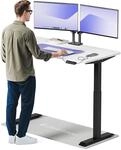 Desktronic Homeone H&ouml;henverstellbarer Schreibtisch 140 &times; 70 cm &ndash; Elektrischer