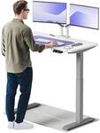 Desktronic Homeone H&ouml;henverstellbarer Schreibtisch 120 &times; 60 cm &ndash; Elektrischer