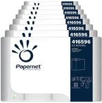 Papernet K&uuml;chenrolle 416596, Reiner Zellstoff Wei&szlig;, 3-lagige gepr&auml;gte