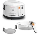 Tefal Fritteuse mit &Ouml;lfilter geruchsarm, w&auml;rmeisoliert sicher zum Anfassen, kompakt