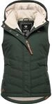Ragwear Damen &auml;rmellose Outdoorweste warme Winterjacke wasserdicht mit...