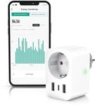 CSL - Smart WLAN-Steckdose mit USB-Ladefunktion &ndash; Strommessung &