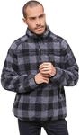 Brandit Teddyfleece Troyer, Farbe: black/grey, Gr&ouml;&szlig;e: S