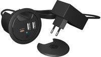 ICY Box 3-Port Tischladeger&auml;t, 2X USB-A & 1x USB-C, F&uuml;r 60mm Bohrungen, Ger&auml;t