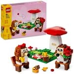 LEGO Igel und Ihr Picknick-Date, Tier-Spielset mit Pilzmodell, Bauset mit