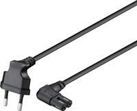 Goobay 73017 SONOS Euro Netzkabel 2 polig / C7 Buchse Typ C Eurostecker 90&deg;