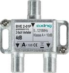 Axing BVE 2-01P 2-fach Verteiler Kabelfernsehen CATV Multimedia DVB-T2 Klasse A+,