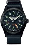 Seiko Automatik Armbanduhr f&uuml;r Herren in der Farbe Schwarz mit Armband aus...