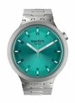 Swatch Herren-Quarzuhr mit Edelstahlarmband SB07S100G, Silber, Modern