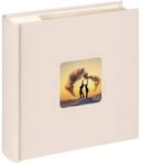 walther design ME-110-W Einsteckalbum Fun Wedding, 200 Fotos 10x15 cm, chamois weiss