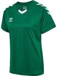 hummel Core XK Poly Jersey S/S Damen Trikot, Kurzarm Sport T-Shirt, Sportkragen mit