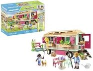 PLAYMOBIL Country 71441 Gem&uuml;tliches Bauwagencaf&eacute;, spielerisches Lernen mit