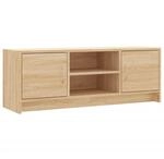 vidaXL TV Schrank, Fernsehschrank mit viel Stauraum, Lowboard f&uuml;r Fernseher