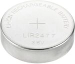 VOLTCRAFT LIR 2477 Lithium Knopfzelle 180mAh 3,6V