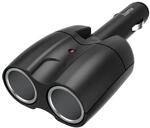 Hama Zigarettenanz&uuml;nder Verteiler, Doppelstecker (12V Zigarettenanz&uuml;nder Buchse,