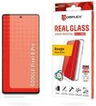 Displex Schutzglas (10H) + Schutzh&uuml;lle f&uuml;r Google Pixel 8 Pro, Eco-Montagerahmen, +