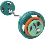 GORILLA SPORTS&reg; Hantelset 35 kg mit SZ-Curlstange 120 cm, 30 mm, verchromt | 8